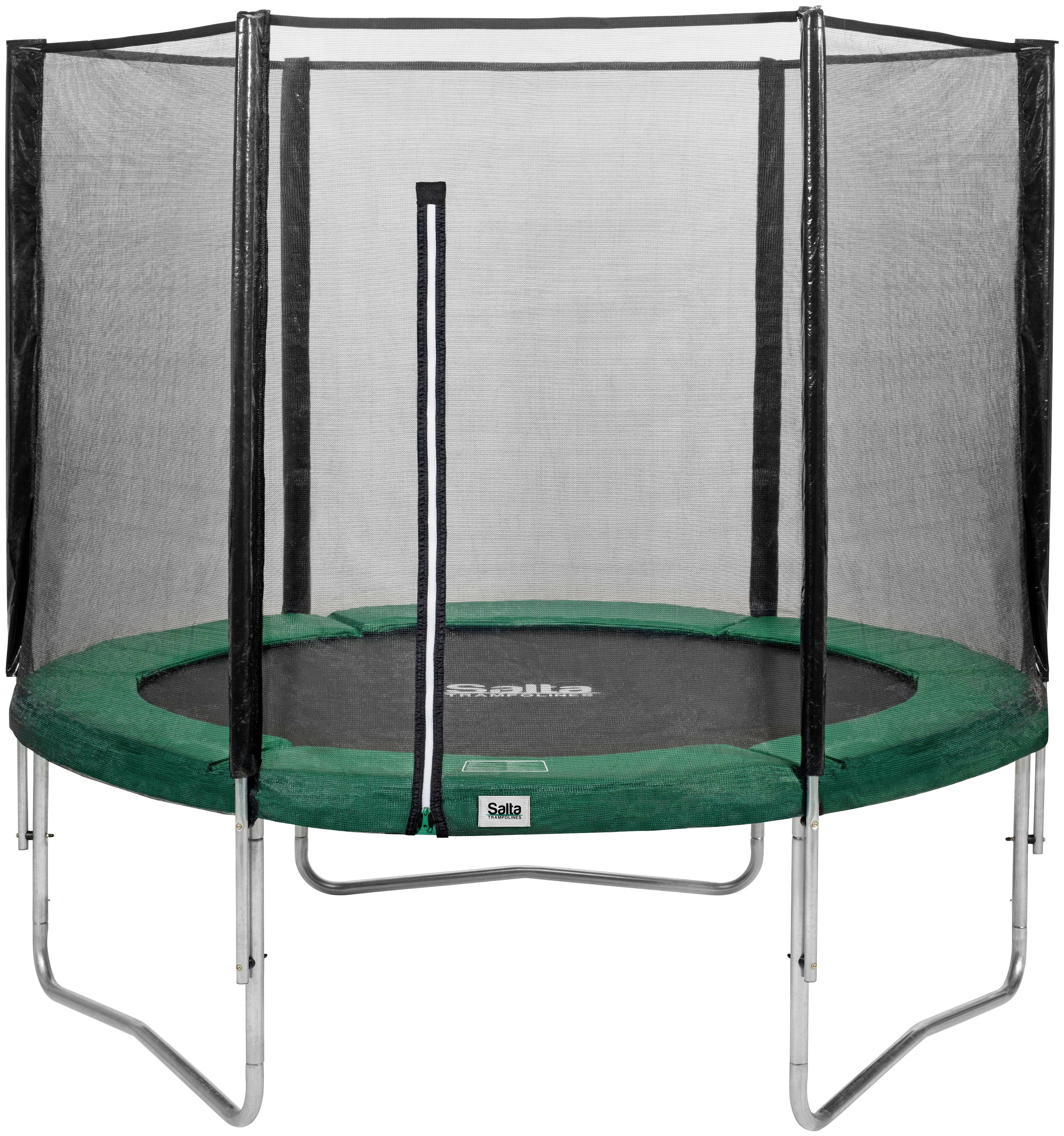 Salta Gartentrampolin Combo, Ø 251 cm, Schutzrand grün