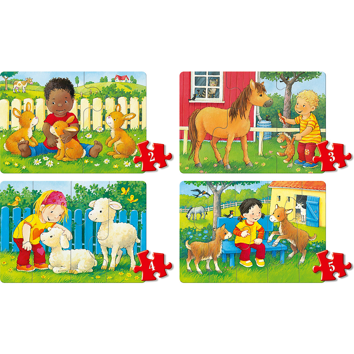 ministeps® Mein allererstes Puzzle: Streichelzoo