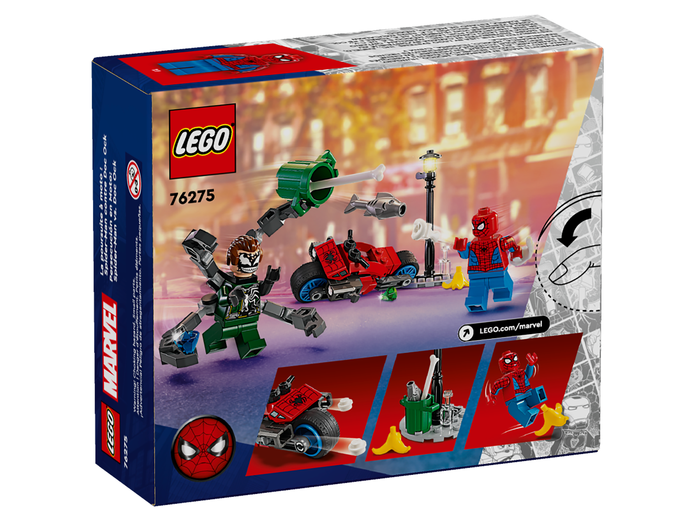 Motorrad-Verfolgungsjagd: Spider-Man vs. Doc Ock 76275