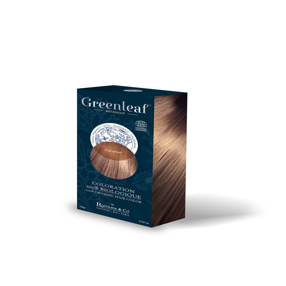 Greenleaf Botanique CARAMEL COLORATION CAPILLAIRE VÉGETALE 100% BIOEN KIT