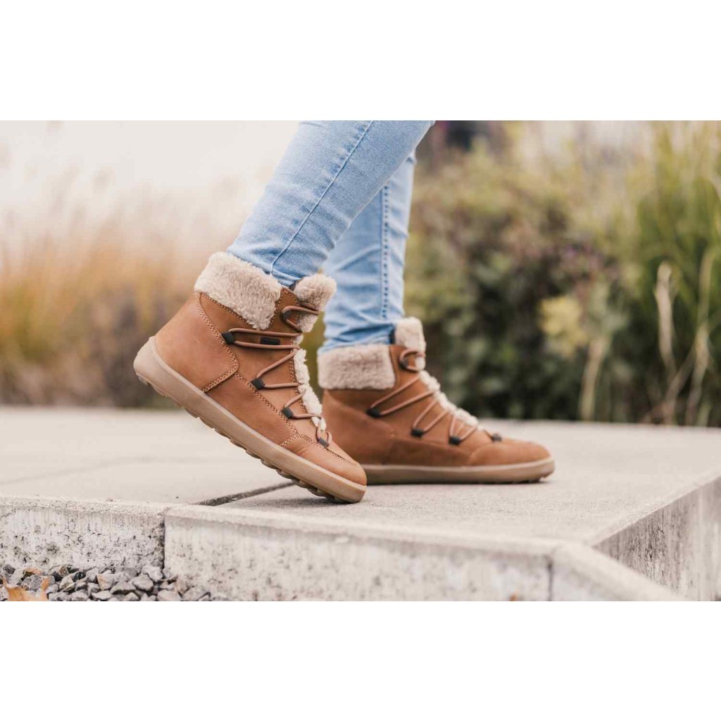 Be Lenka Bliss Brown Winterbarfußschuhe
