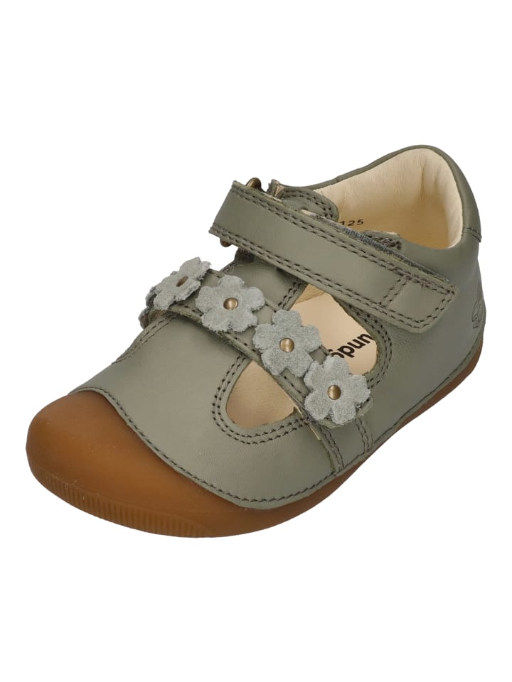 Bundgaard Halbschuhe-Slipper Petit Summer Flower in grün günstig kaufen