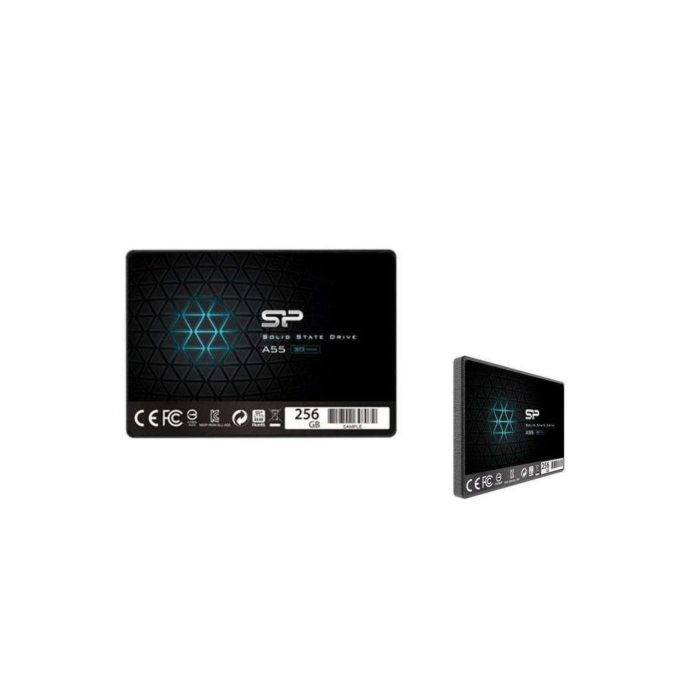 SILICON POWER Festplatte Silicon Power SP256GBSS3A55S25 256 GB SSD 25 SATA III interne Gaming-SSD