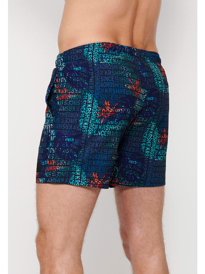 KOROSHI Badeanzug in blau günstig kaufen