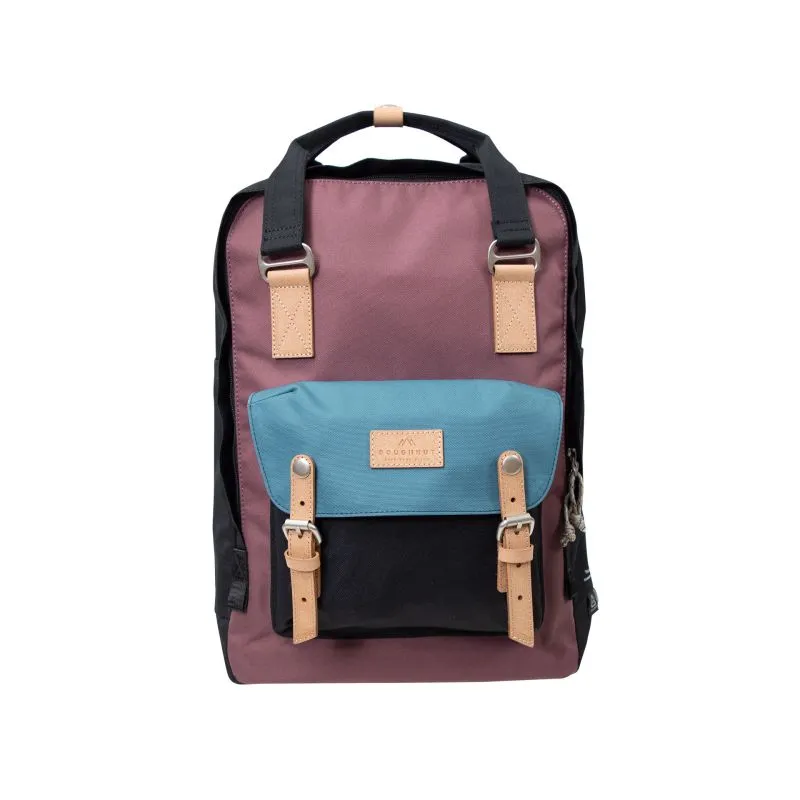 Doughnut Macaroon Large Reborn Backpack - plum x denim