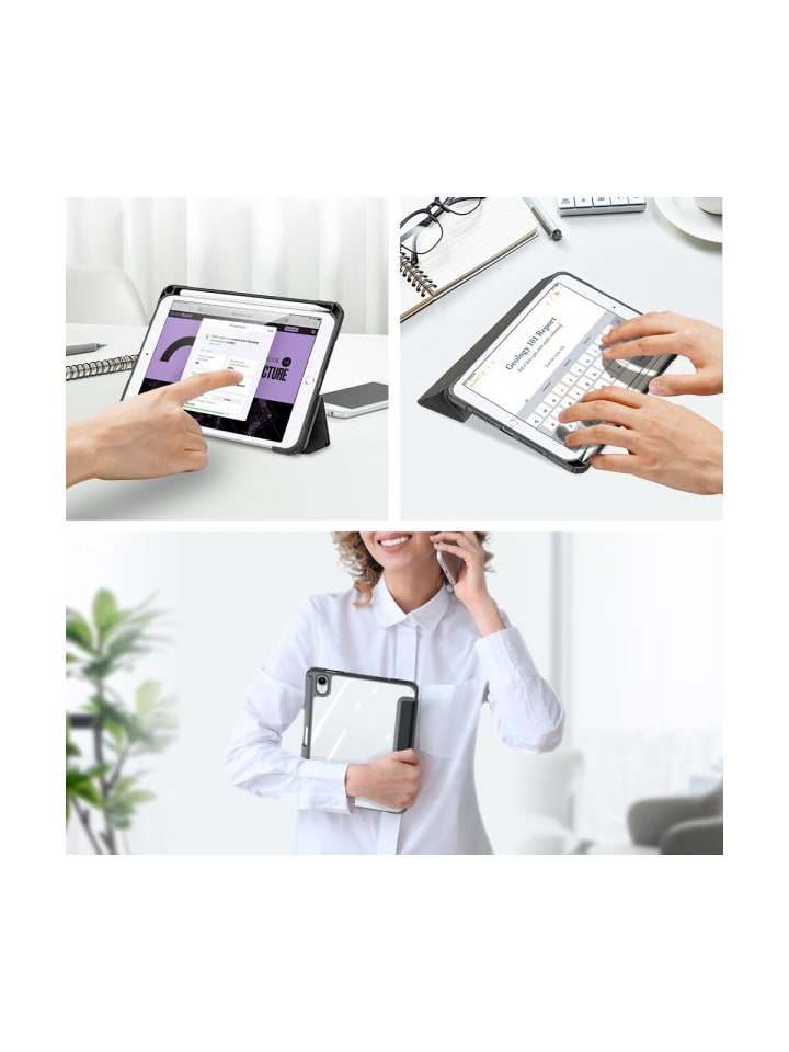 COFI 1453 Tablet-Ledertasche Smart-Sleep Wake-Up Samsung Galaxy Tab S10 Plus in Blau günstig kaufen M