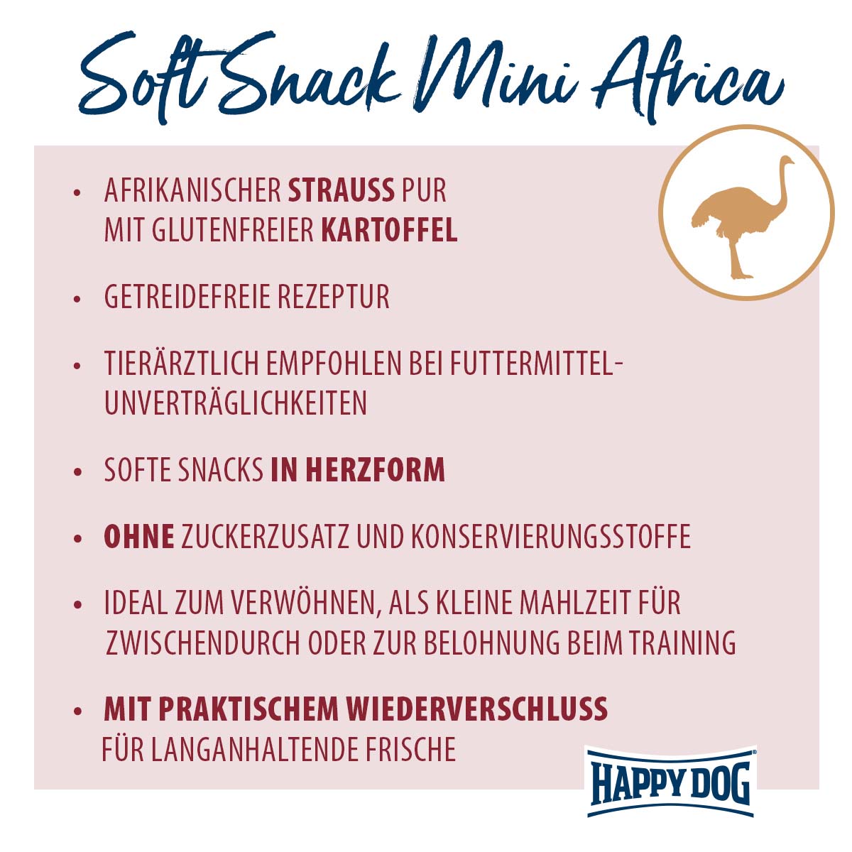 Happy Dog SoftSnack Mini Africa günstig kaufen bei ZooRoyal