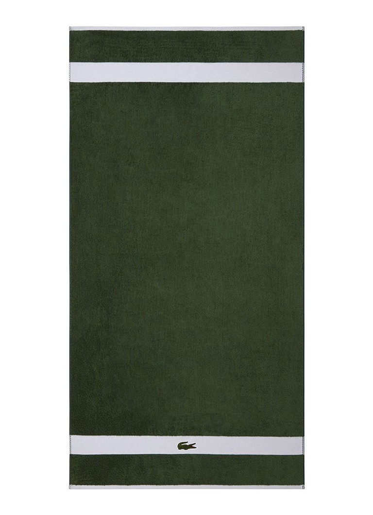 Prosop de baie Lacoste bleumarin din bumbac organic - 70 x 140 cm
