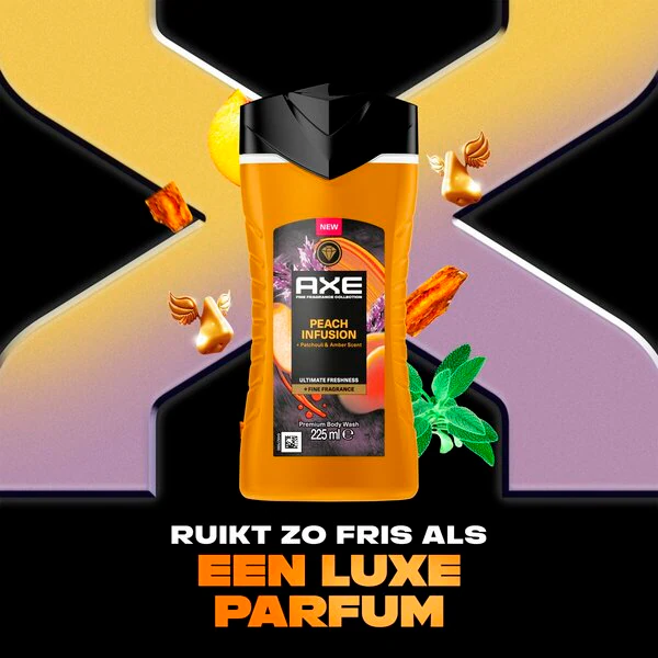 Ax Fine Fragrance Peach Infusion tusfürdő 225ml