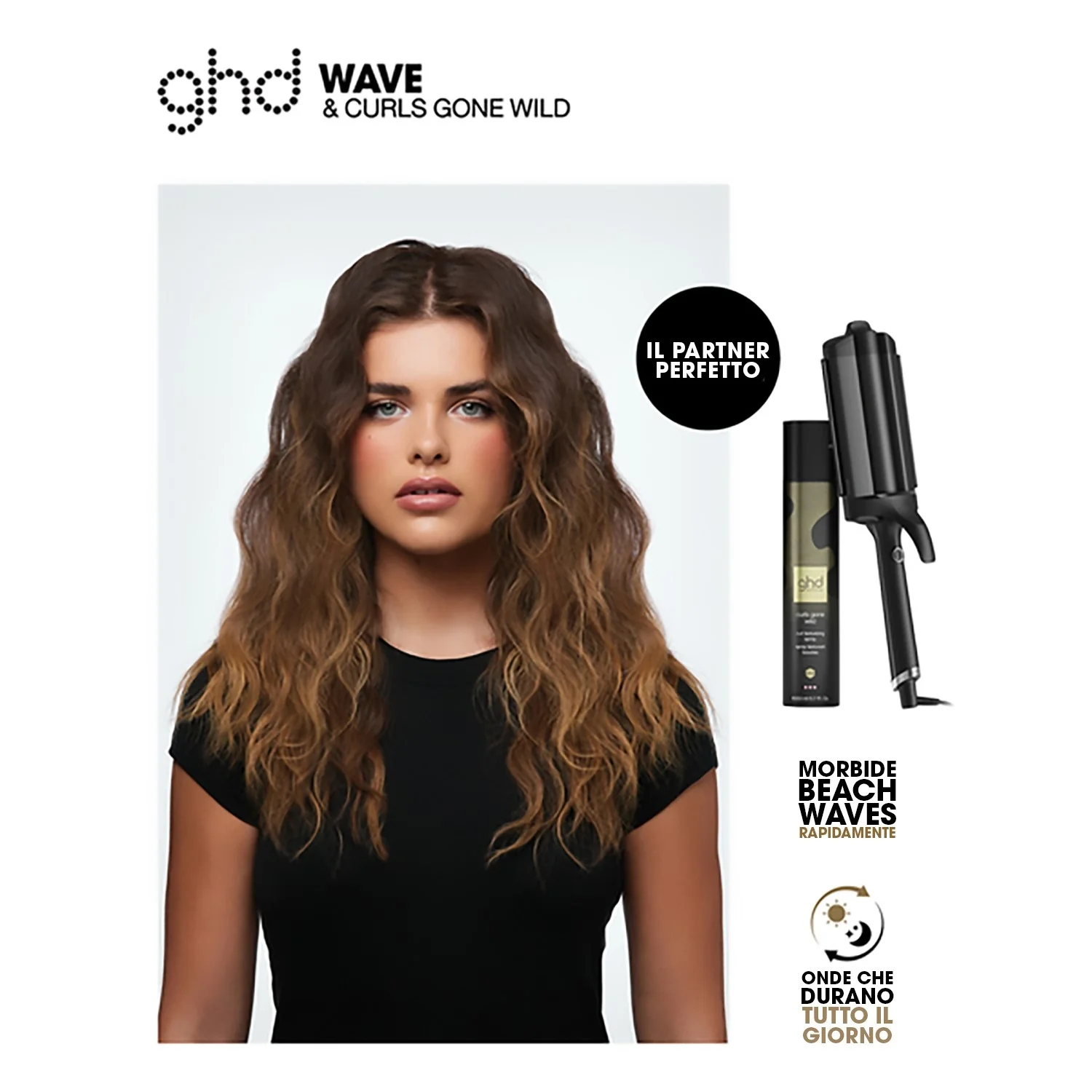 ghd Style Curls Gone Wild - Varmebeskyttelsesspray, hårstyling- og finishspray