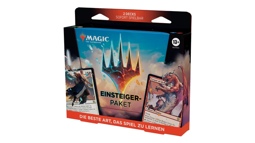 Magic: The Gathering Einsteigerpaket 2023 – Spielen lernen mit 2 spielfertigen Decks + 2 Codes