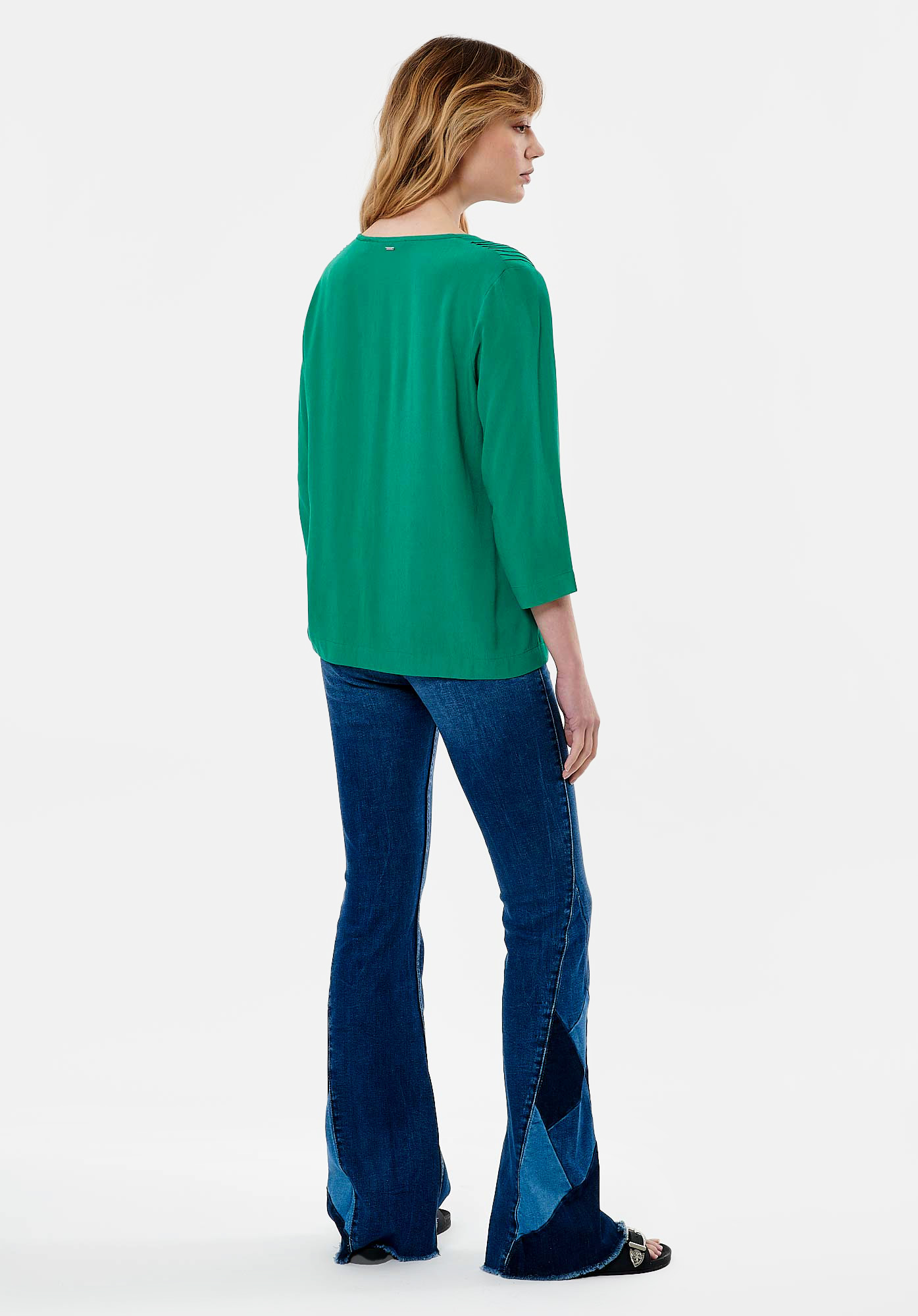 GILOU  Blouse verte Femme