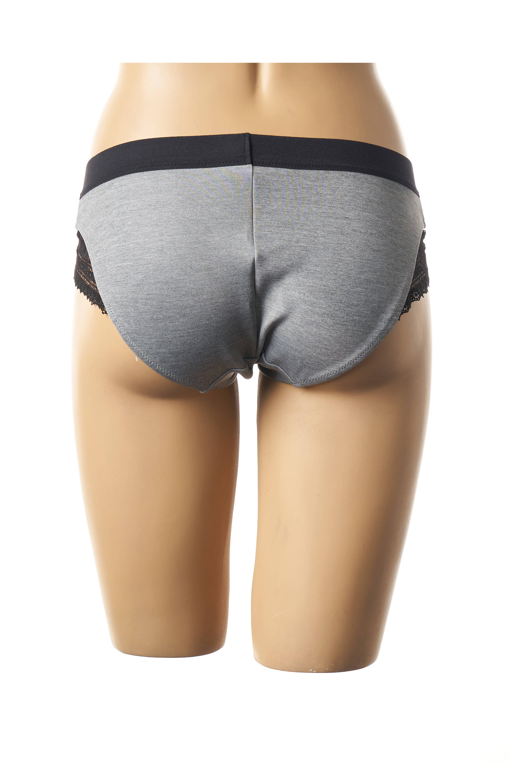 Cache Coeur Lingerie Maternite Femme couleur gris