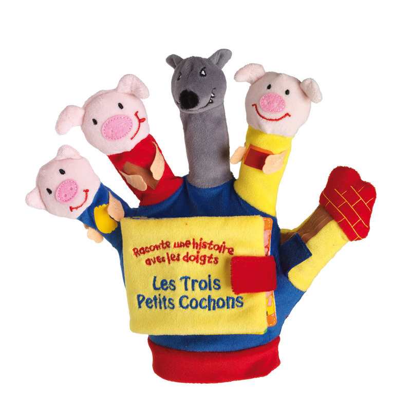 Livre gant les trois petits cochons - Quatre Fleuves