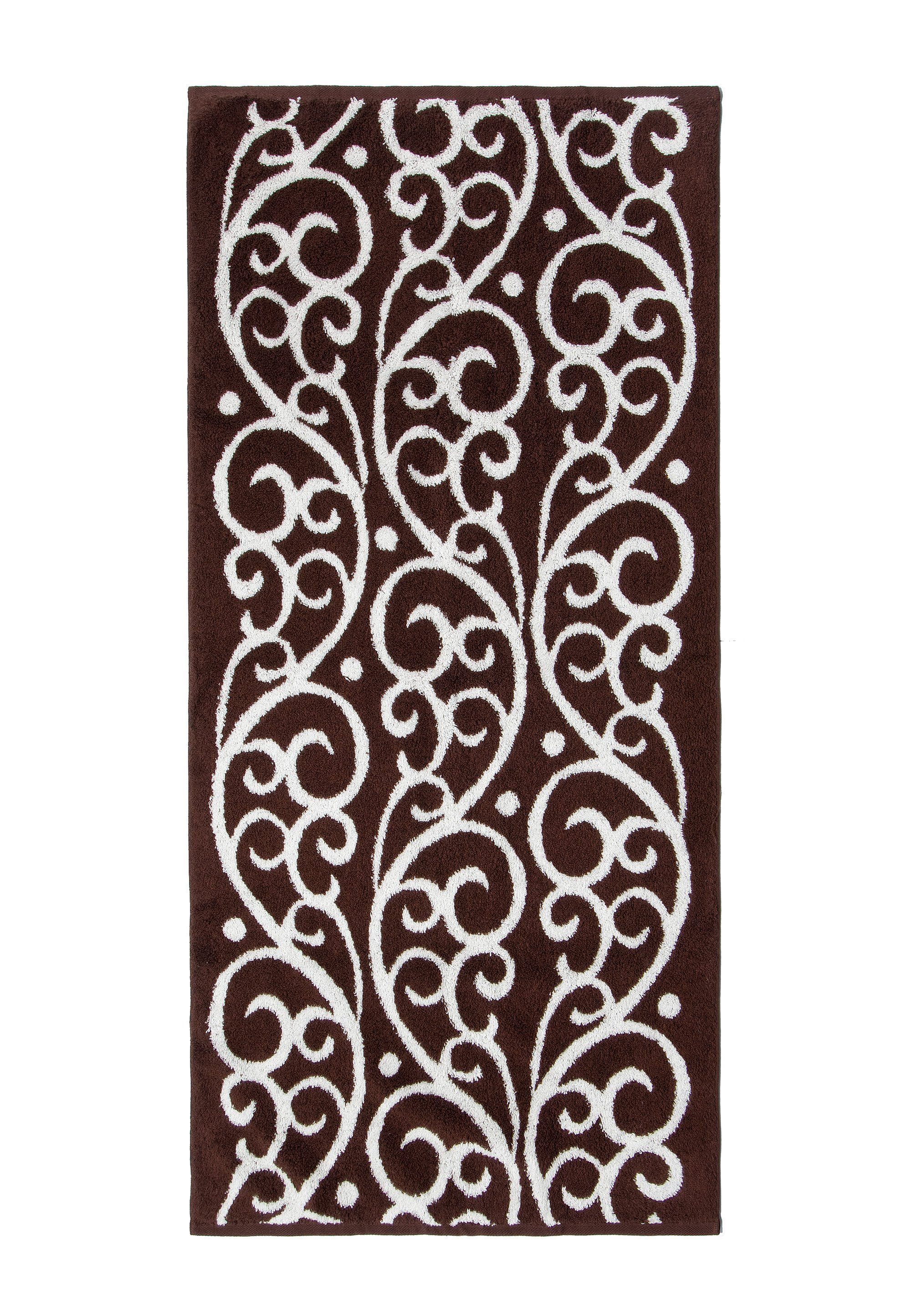 grace grand spa Duschtuch Akanthus, (1-St), mit tollem Akanthus-Muster