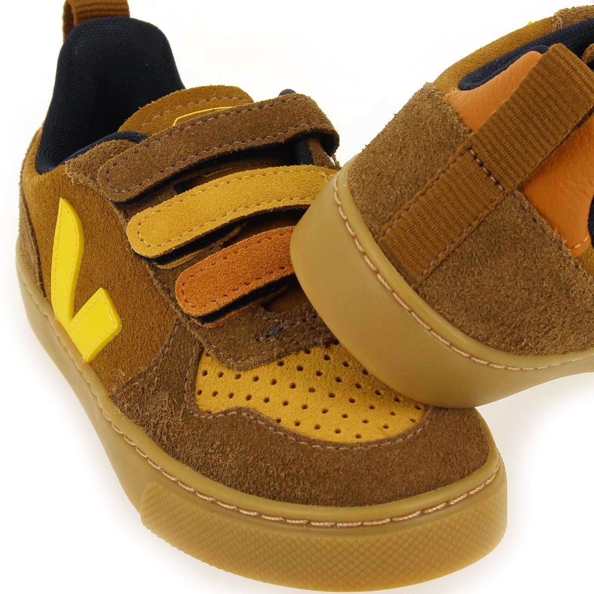 Veja  V-10 VELCRO H22 - Camel Jaune