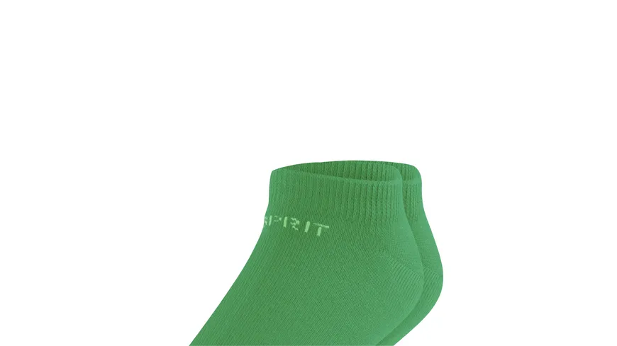 ESPRIT Kinder Sneaker Socken Foot Logo 2er Pack grün