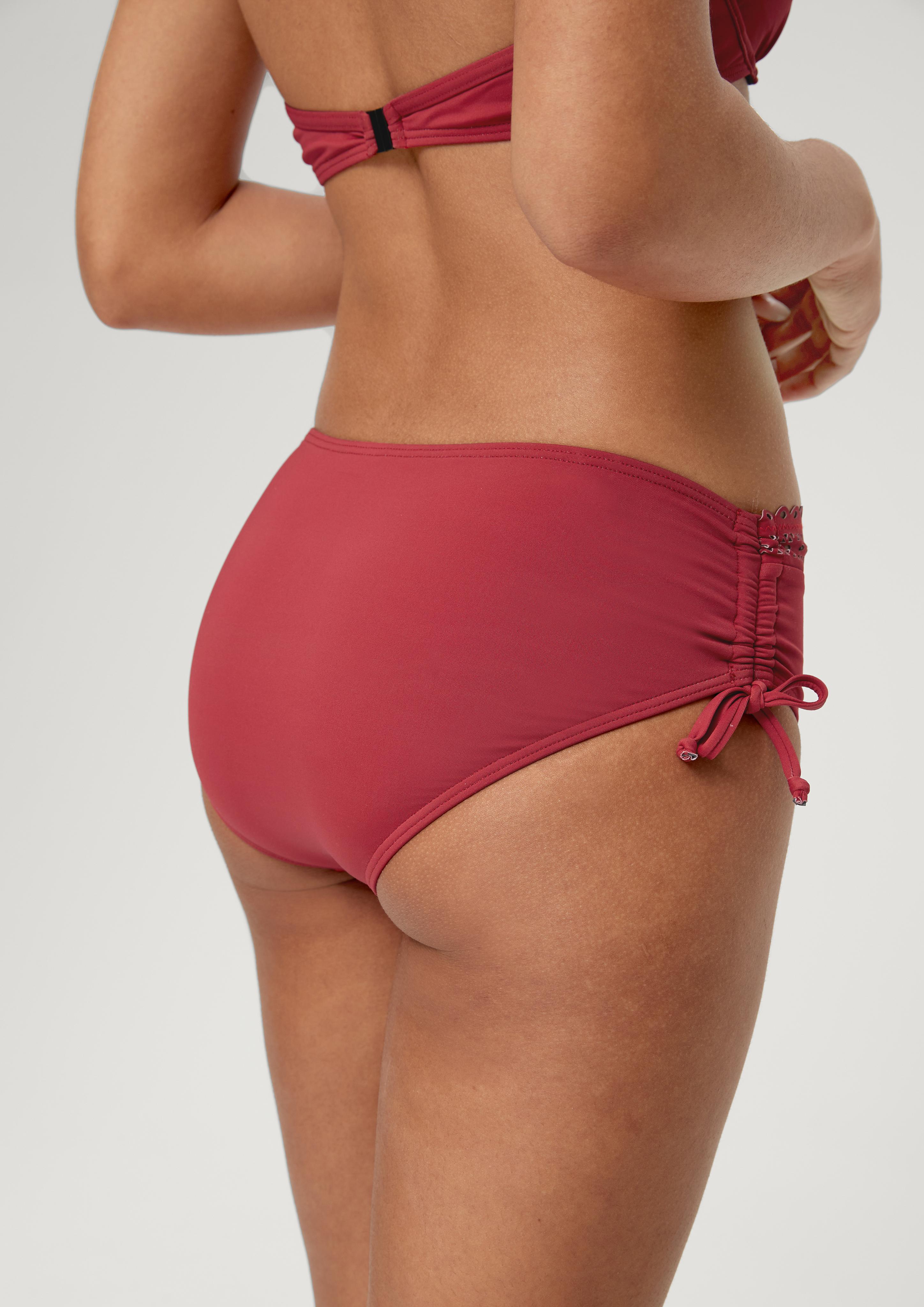Bikinihose mit seitlicher Raffung  6008722-3400