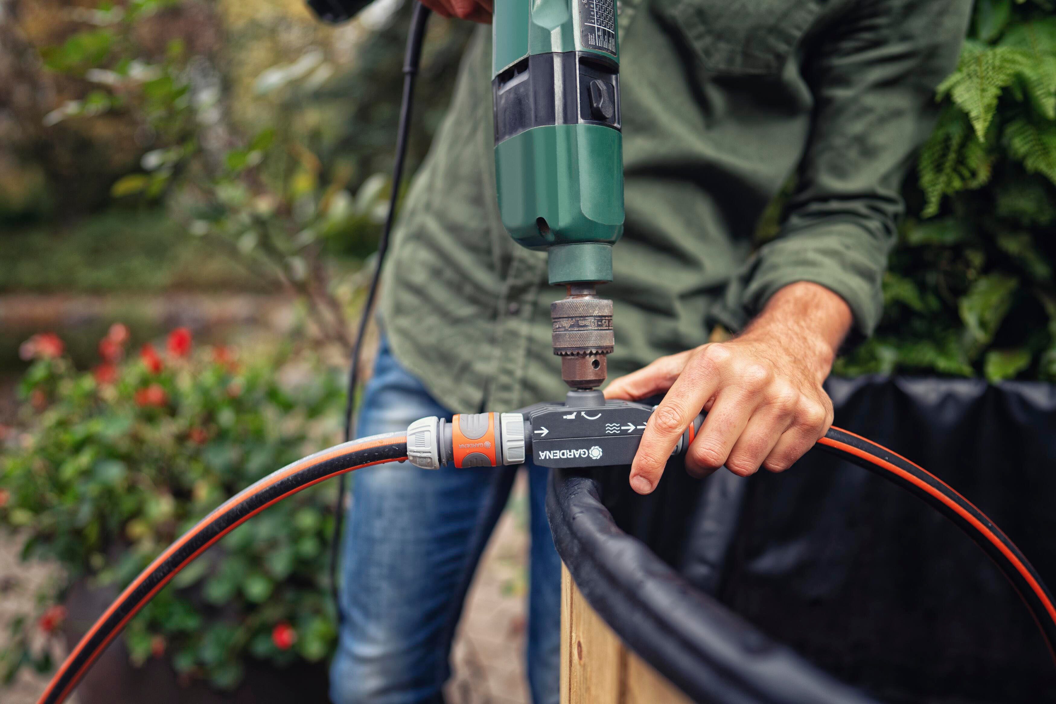 GARDENA Minipumpe Bohrmaschinenpumpe, 01490-20, 2.400 l/h max. Fördermenge