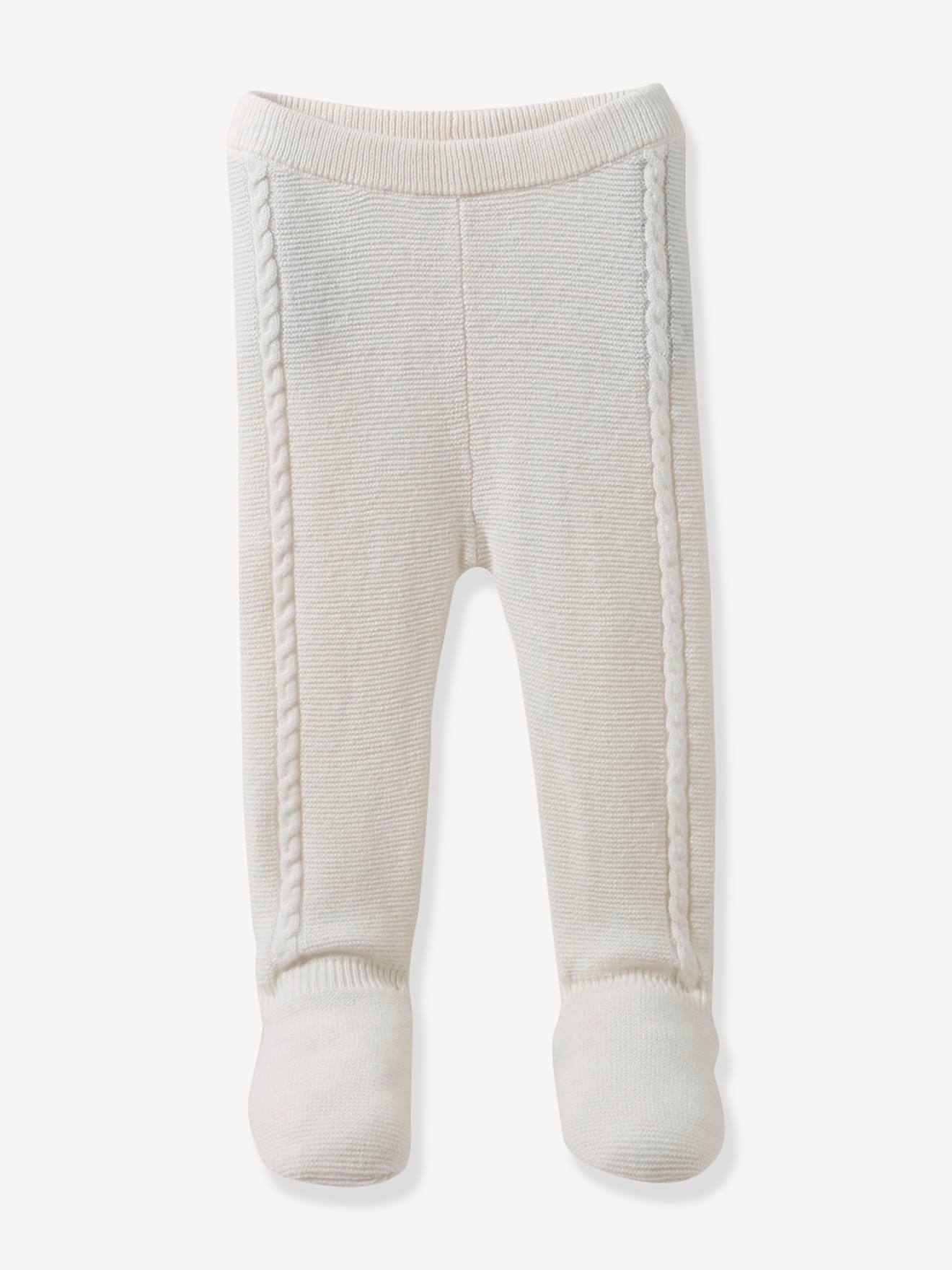 Cyrillus Baby-Set: Jacke & Hose CYRILLUS, Bio-Baumwolle/Wolle - wollweiß