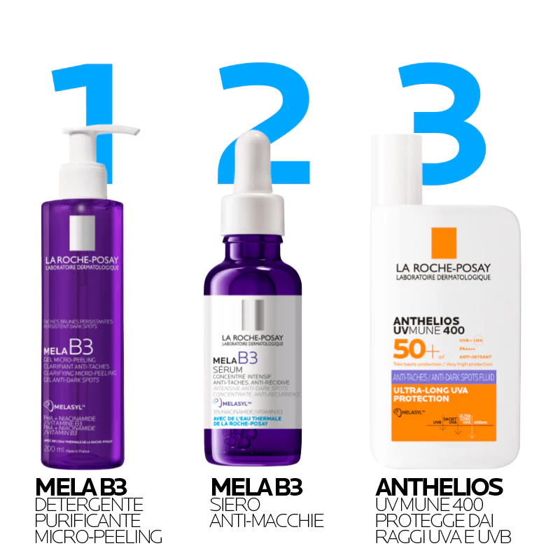 Anthelios UVMune 400 Fluido Anti-imperfeições FPS 50+ - Protetor solar facial de alta proteção.