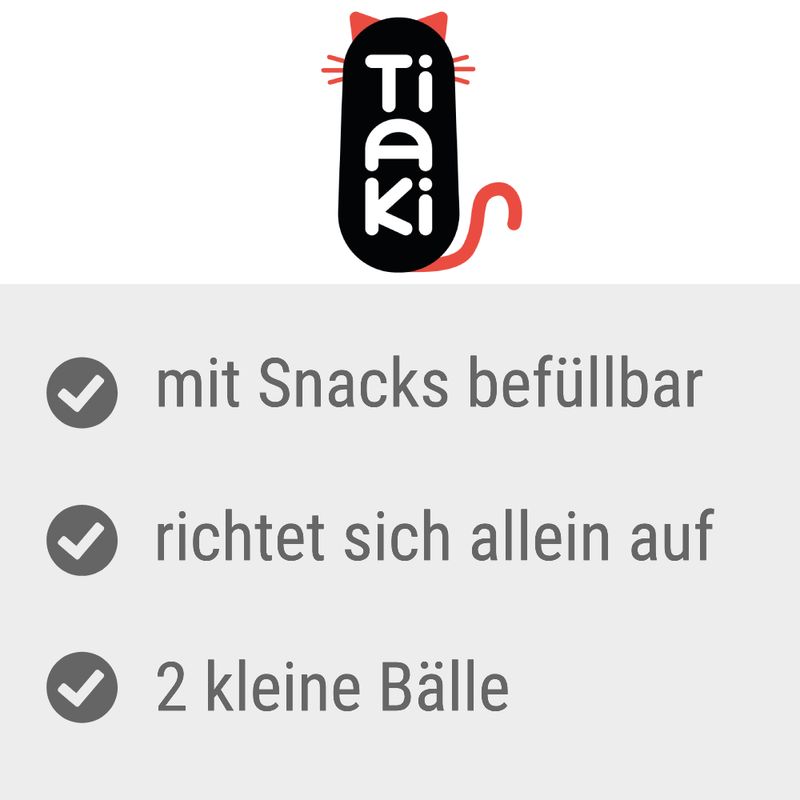 TIAKI Snack-Spielzeug Tumbler für Katzen zu TOP-Preisen | bitiba