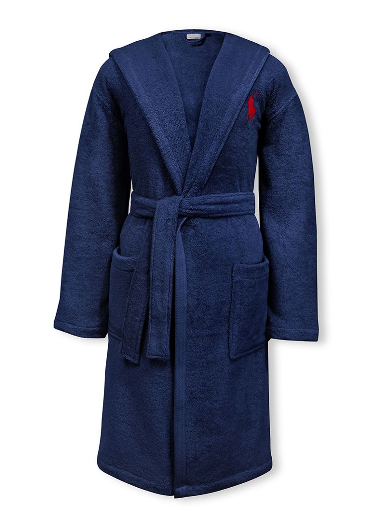 Ralph Lauren Player cotton bathrobe