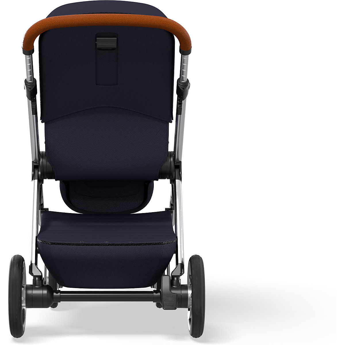 Kombi Kinderwagen N° ONE, navy  original WF , graues Gestell