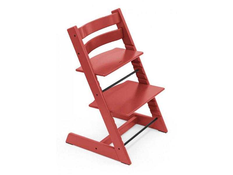 Chaise Tripp Trapp Warm red et newborn set