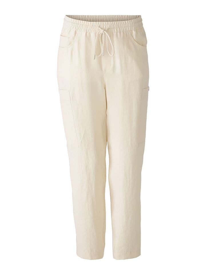 Oui Cargohose in Creme günstig kaufen
