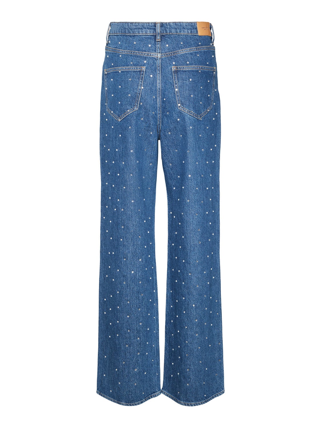 VMTESSA Hohe Taille Weit geschnitten Jeans