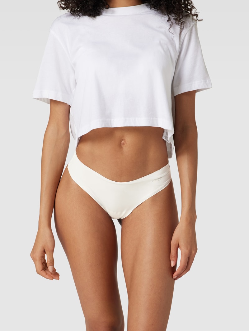 Slip im unifarbenen Design Modell 'ZERO MICROFIBRE 2.0' in offwhite