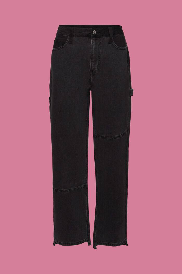 Retro-Jeans mit hohem Bund und weitem Bein