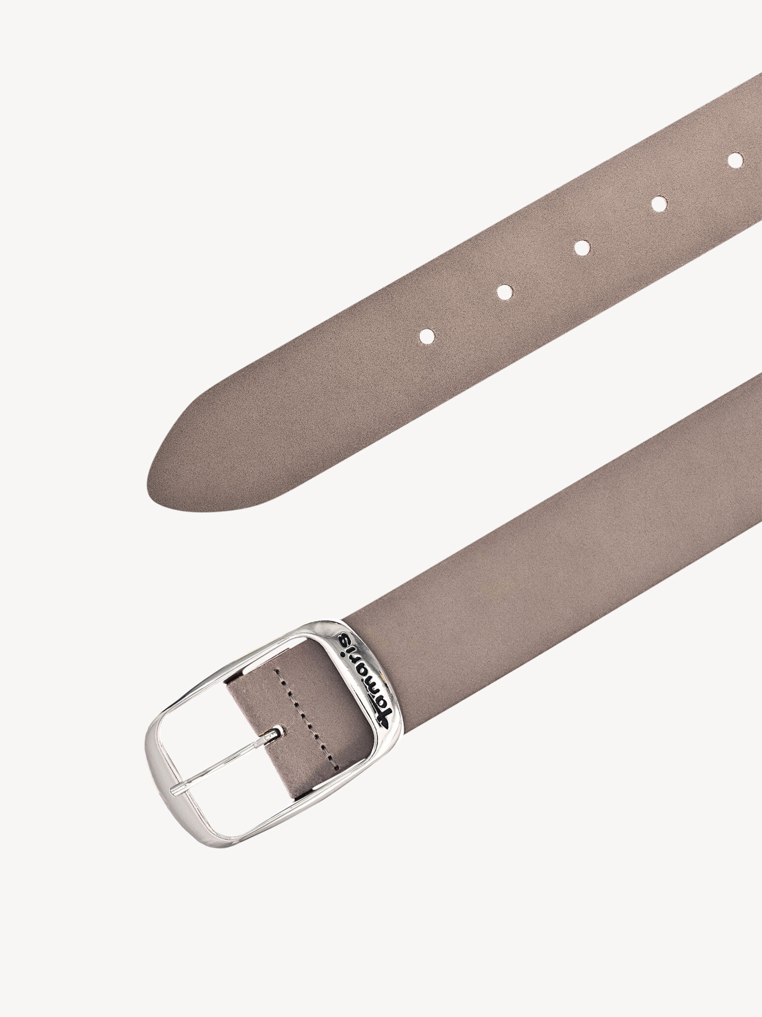 Ceinture en cuir - gris
