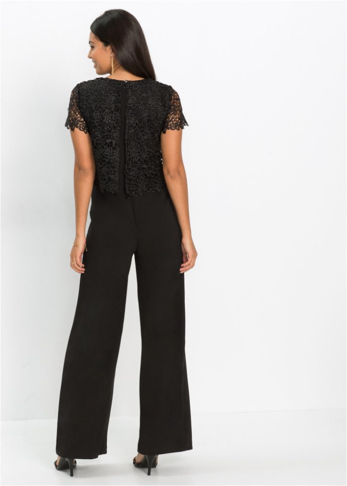 Jumpsuit mit Spitze