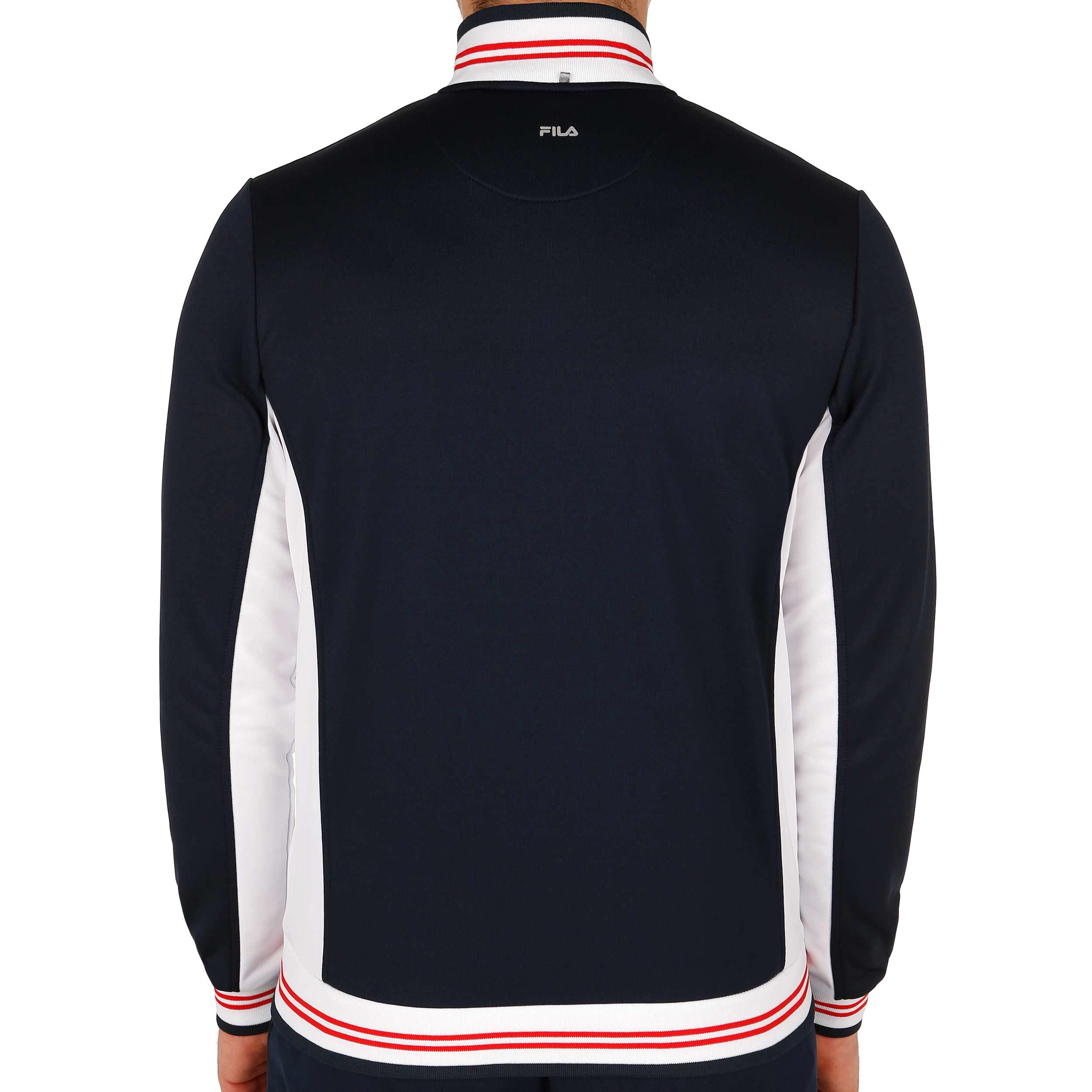 Ole Trainingsjacke Herren - Dunkelblau, Weiß