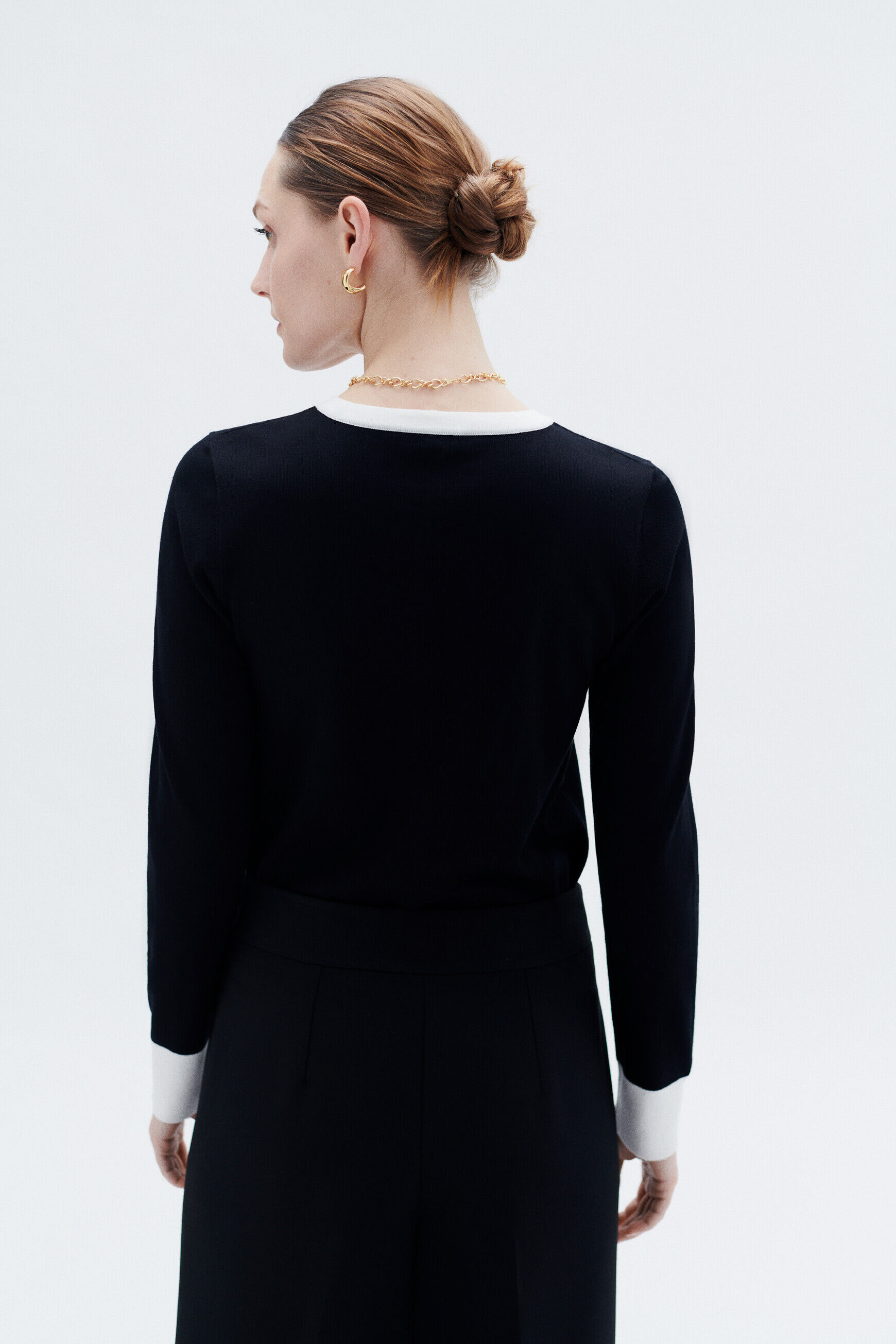 Pull milene noir femme
