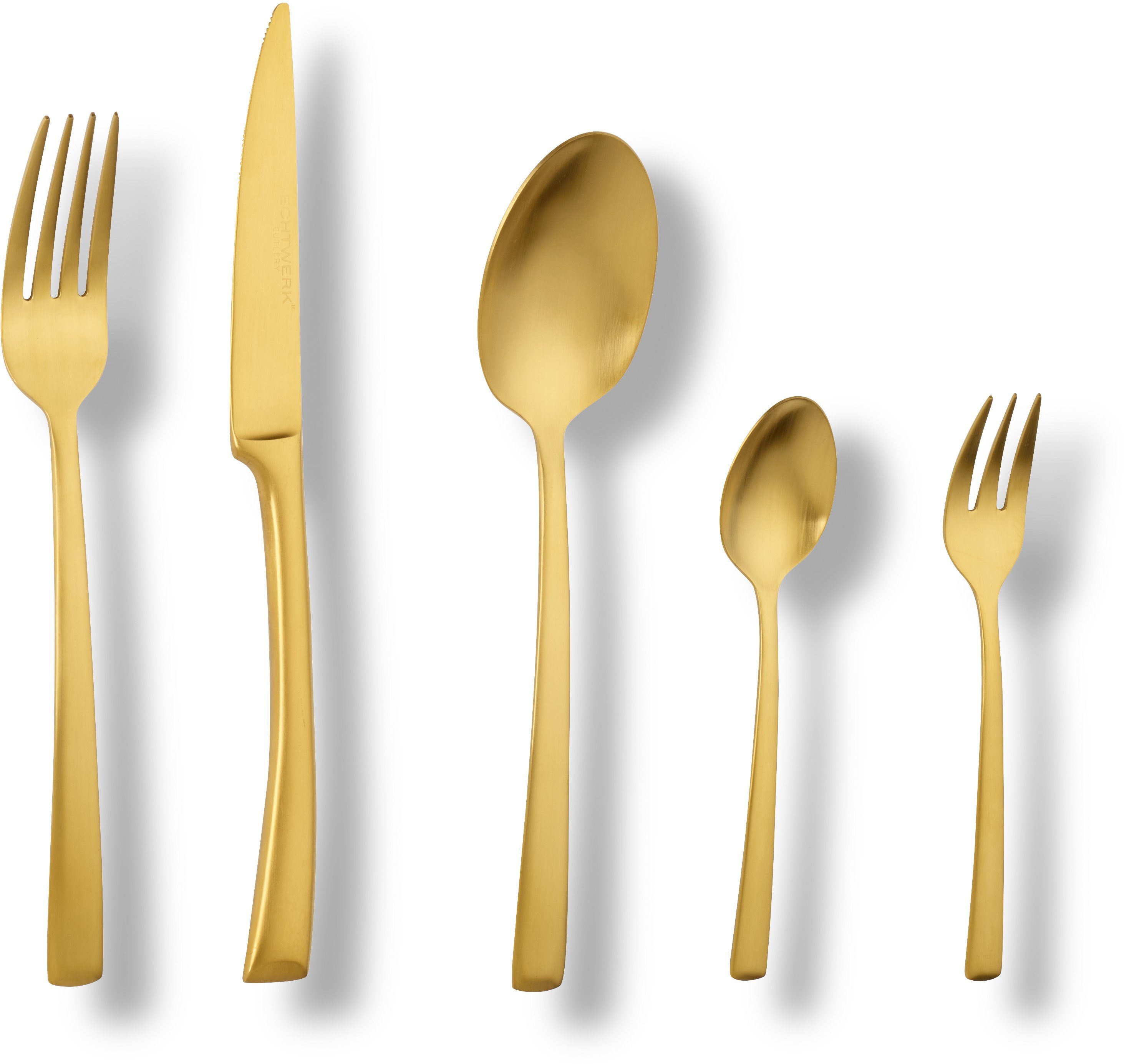 ECHTWERK Besteck-Set Avelino, Tafelbesteck, edles Besteck, Edelstahl 18/10, 20-teilig für 4 Personen