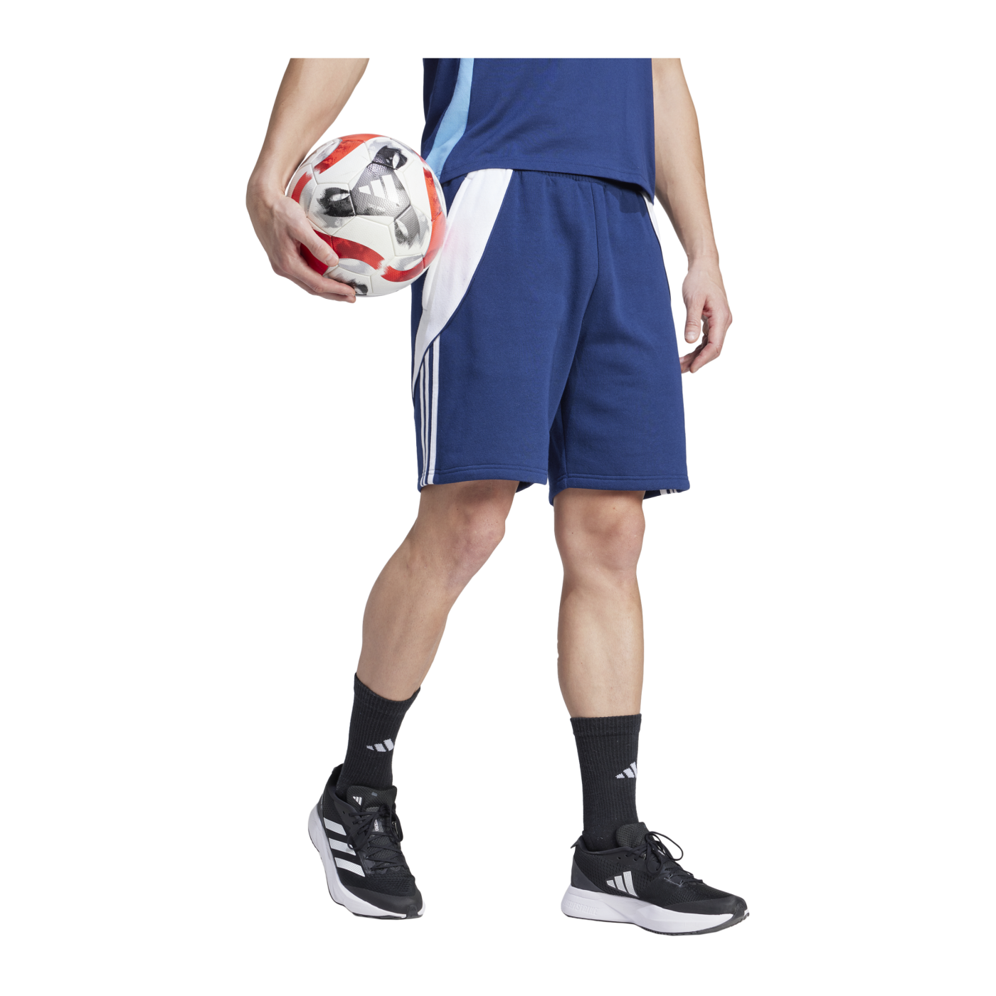 adidas Tiro 24 Short Dunkelblau Weiss
