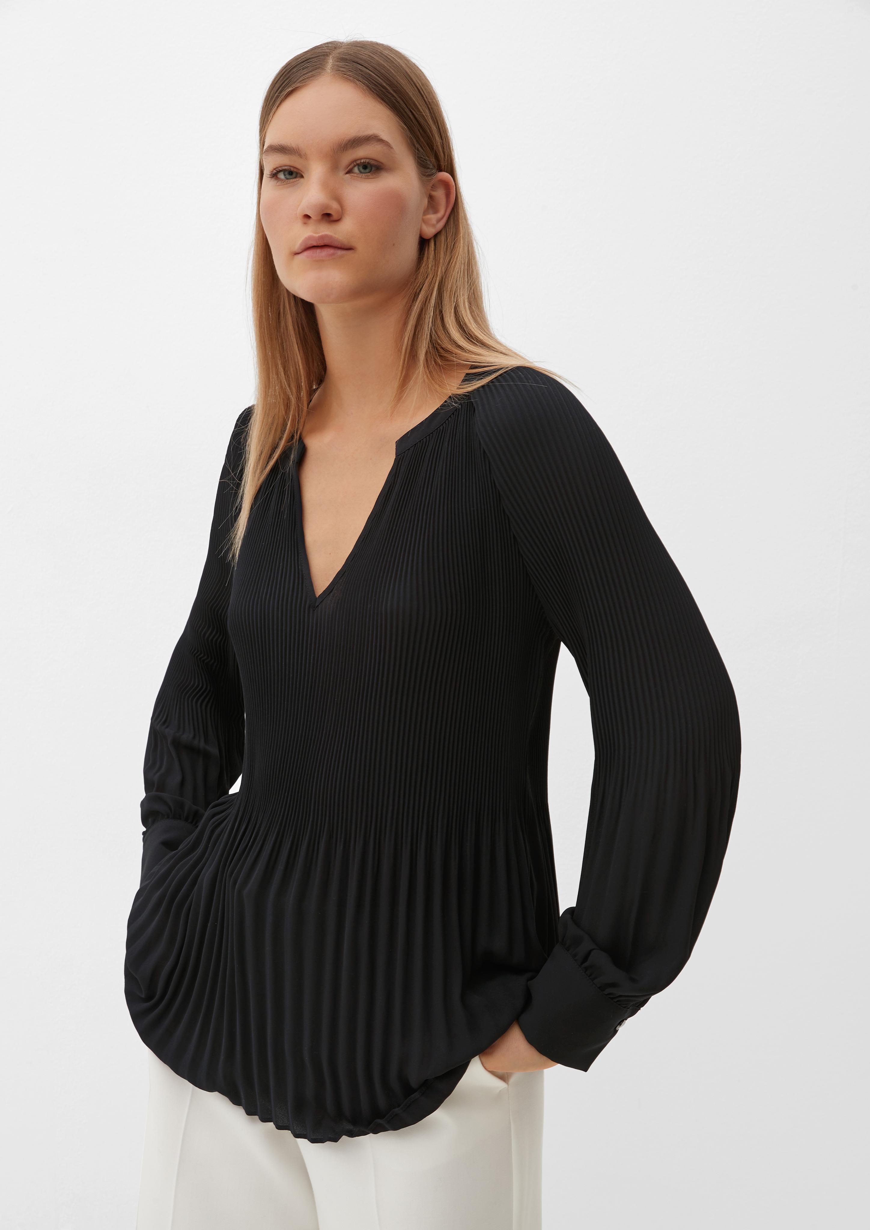 Bluse mit Plissée-Struktur  2121714-9999