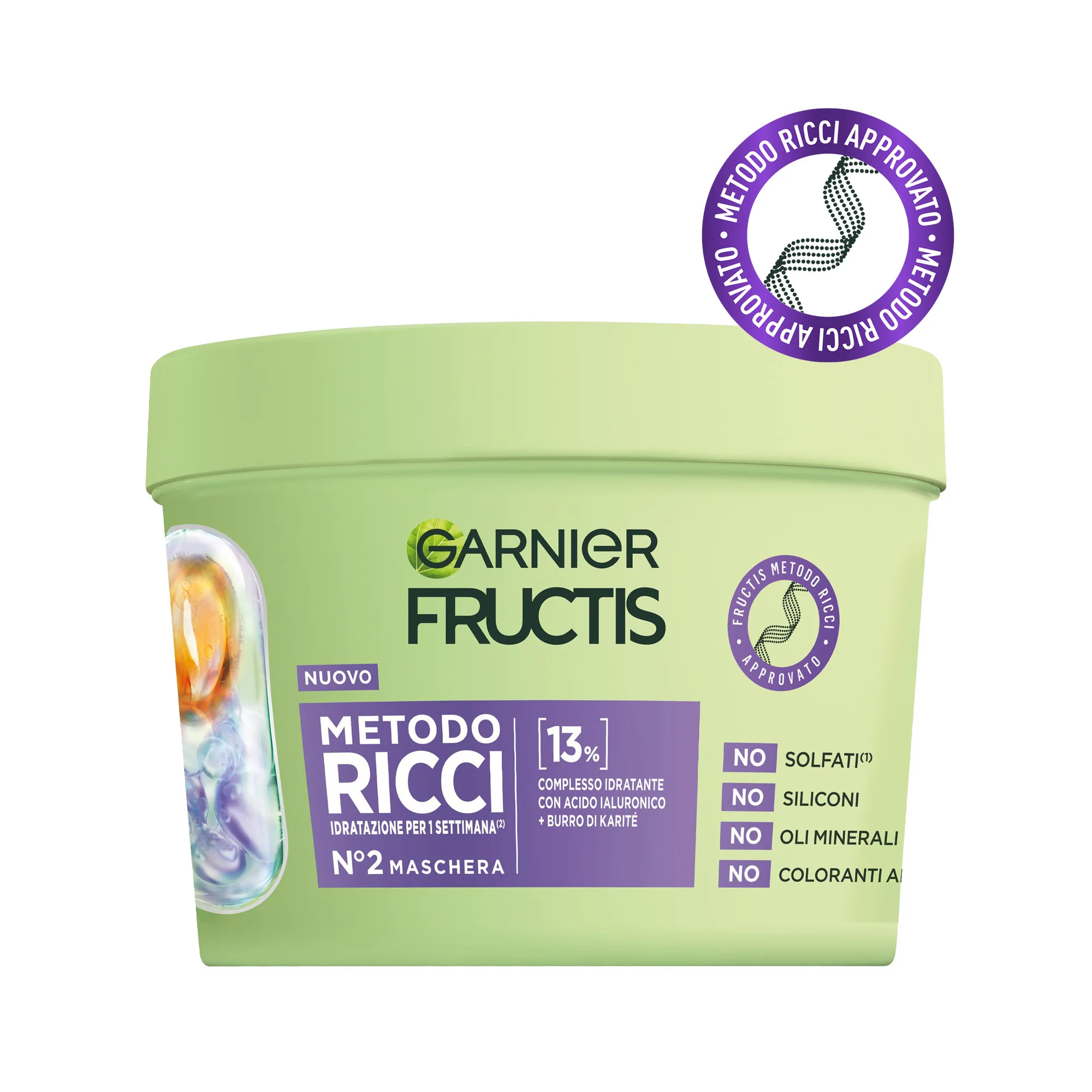 Método de mascarilla Fructis Fructis para cabello rizado - Mascarilla para cabello rizado definido