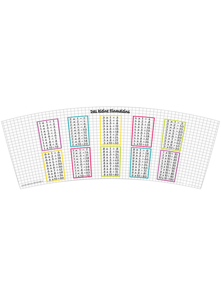 Geda Labels Tasse Kleines 1x1 in Weiß - 300 ml günstig kaufen onesize