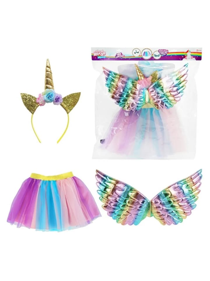 Toi-Toys Dream Horse Verkleidungsset Einhorn (mit Flügeln   Tutu) in bunt günstig kaufen onesize