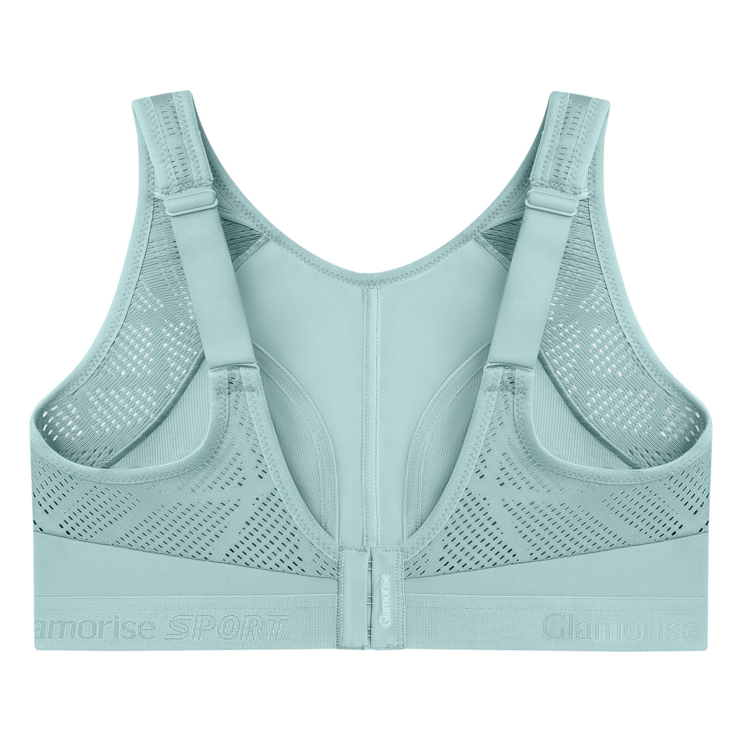 Atmungsaktiver Mesh-Sport-BH - Jade