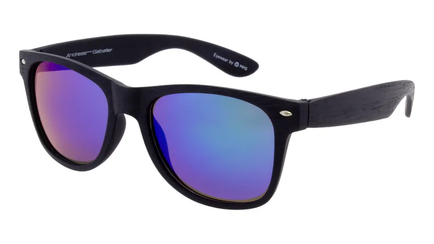 Andreas Gabalier Sonnenbrille Kunststoff Schwarz Holzoptik