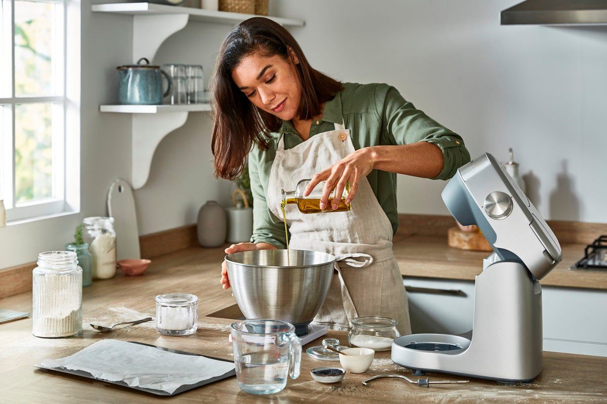 KENWOOD Küchenmaschine Prospero+ KHC29.J0SI, 1000 W, 4,3 l Schüssel, mit großem Zubehörpaket