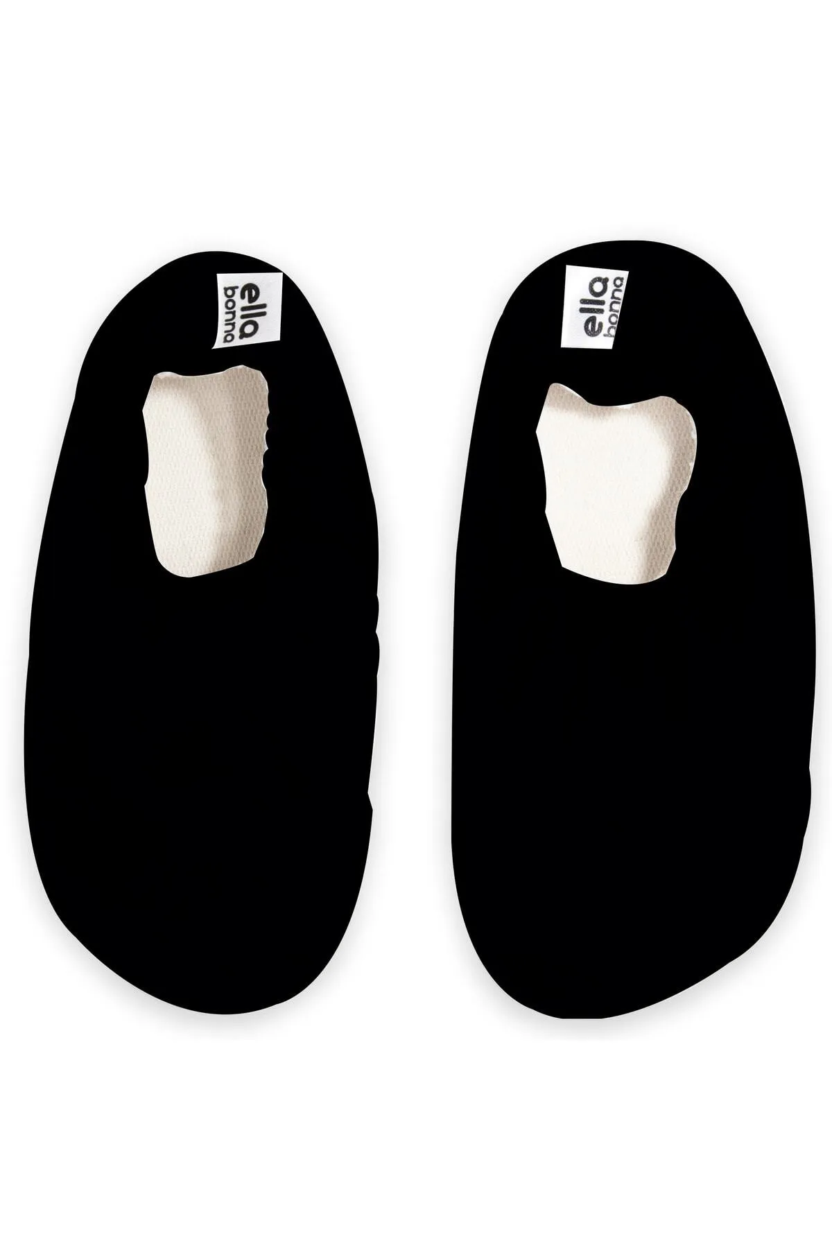Ella Bonna  Anti-Rutsch-Sohle, Unisex-Baby- und Kinder-Meeresschuhe, Pool-Schuhe, Schwarz