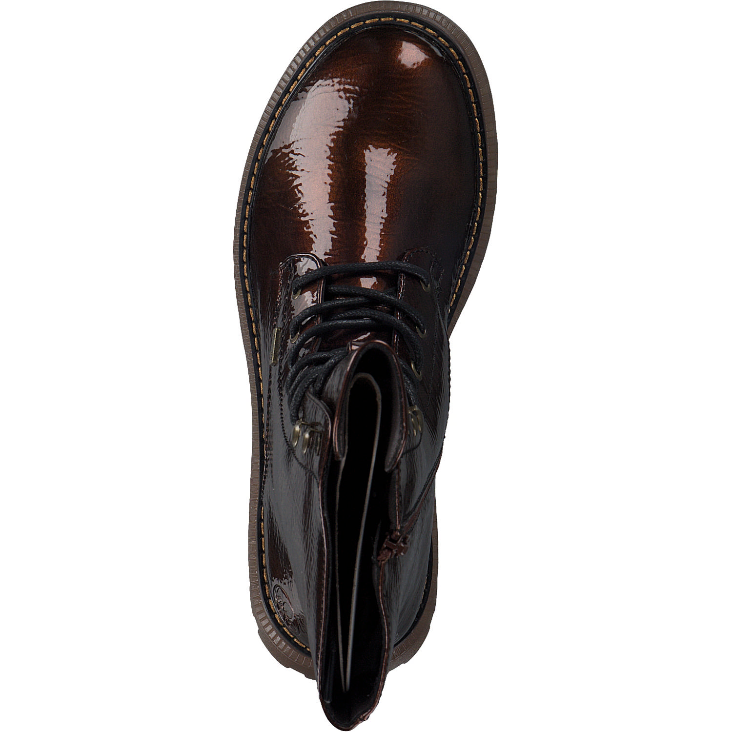 Rieker 92840, Schnürstiefeletten, Damen, Rot