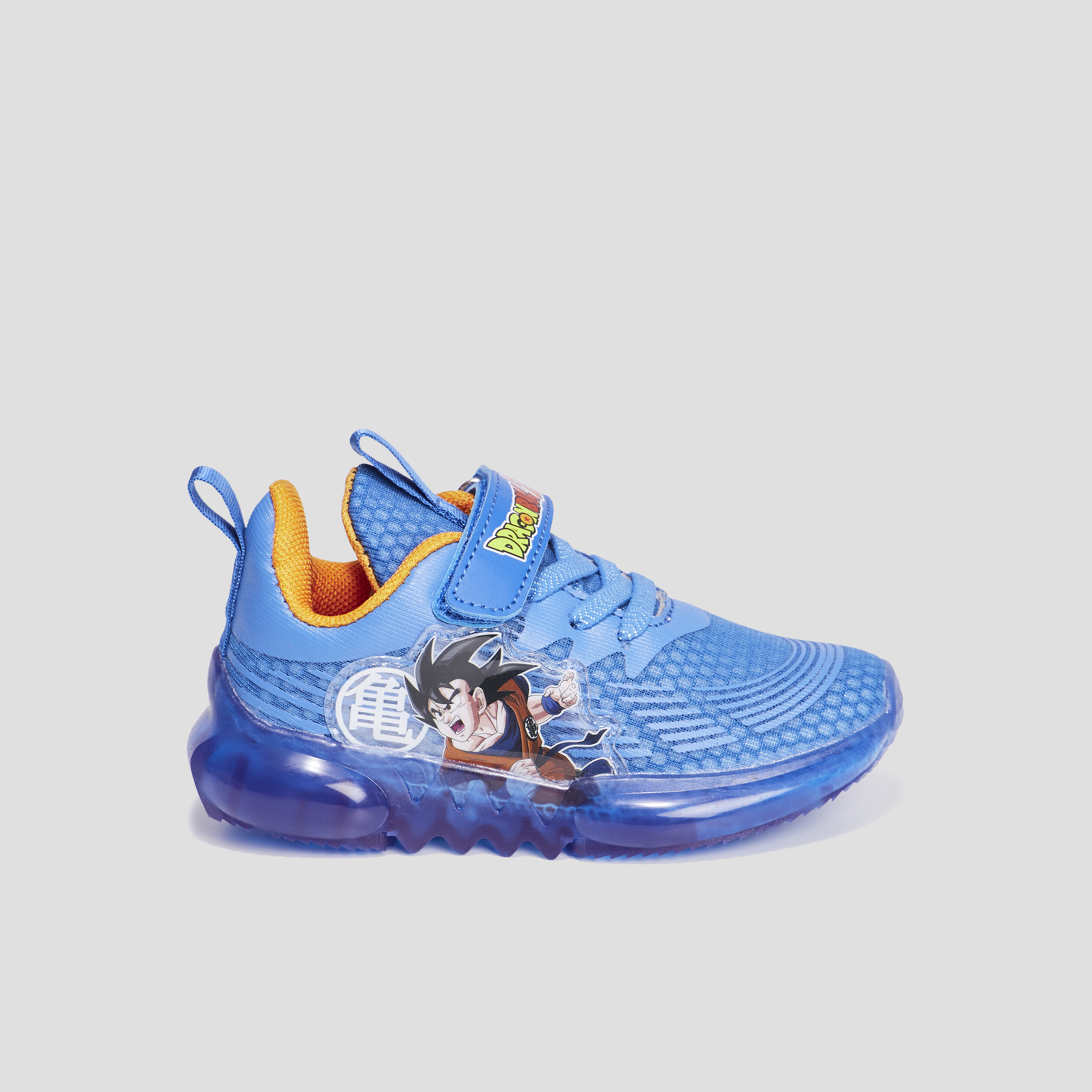 Baskets running à scratchs Dragon Ball Z bleu electrique garçon | La Halle