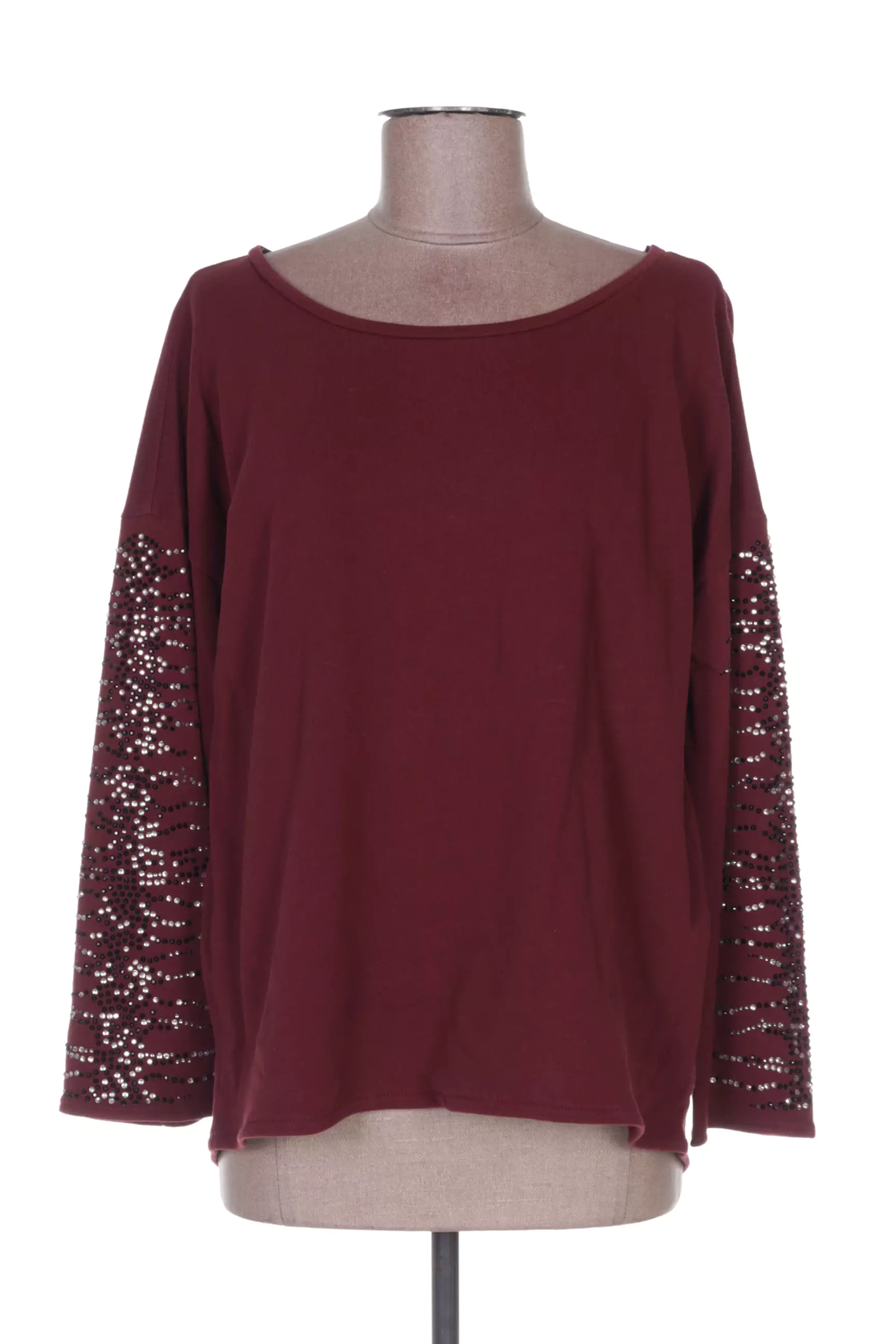 Poupee De Soie Sweats Femme couleur rouge